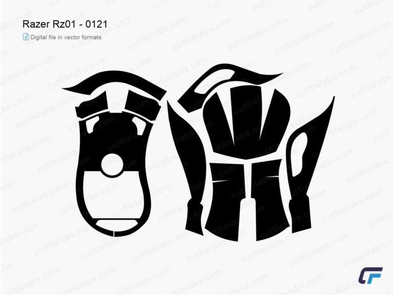 Razer DeathAdder RZ01-0121 (2019) Cut File Template