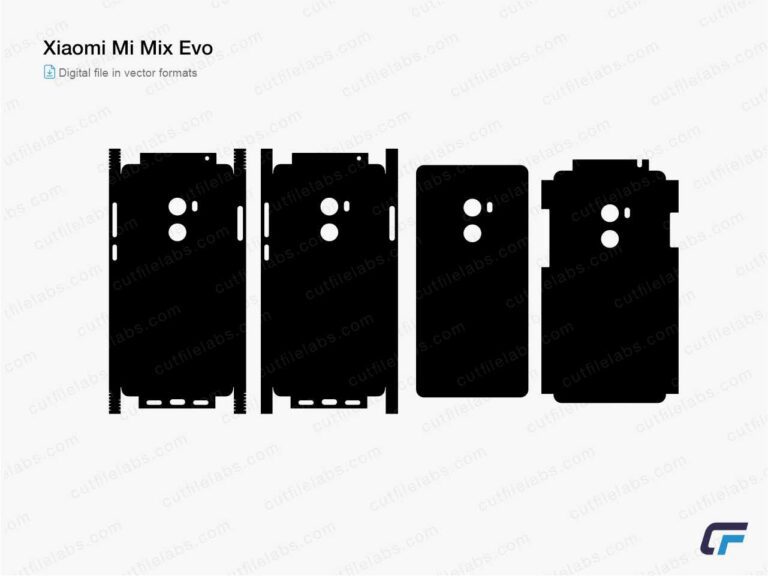 Xiaomi Mi Mix Evo (2016) Cut File Template