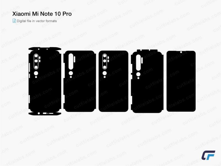 Xiaomi Mi Note 10 Pro (2021) Cut File Template