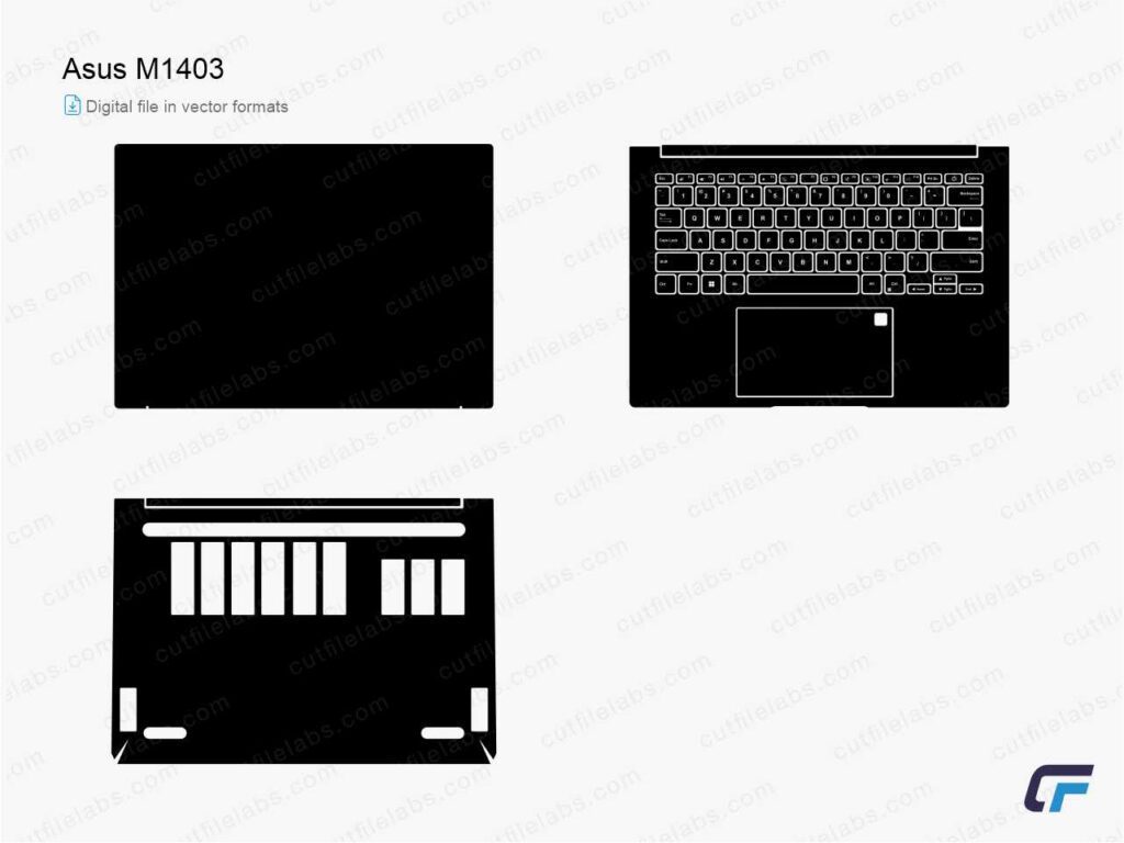 Asus VivoBook M1403QA (2022) Cut File Template