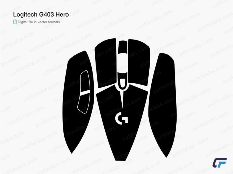 Logitech G403 Hero Cut File Template