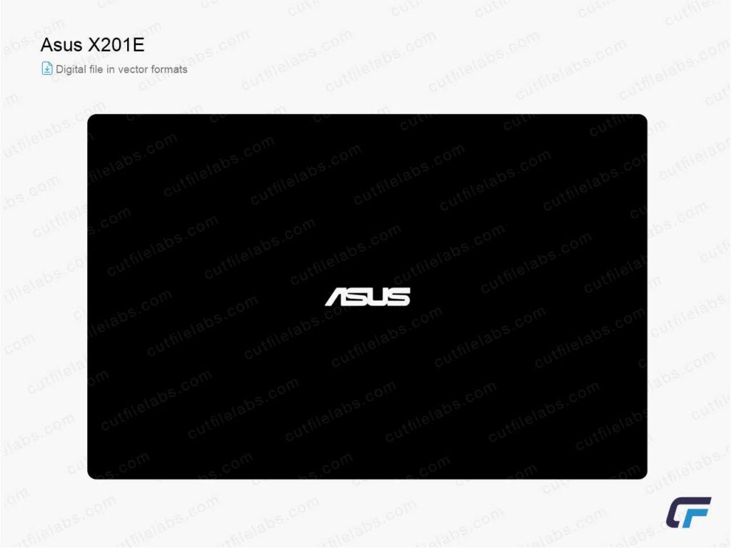 Asus X201E (2013) Cut File Template