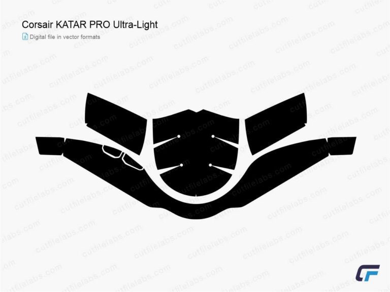 Corsair KATAR PRO Ultra-Light Cut File Template