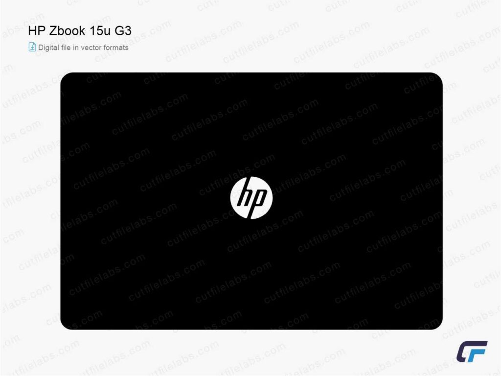HP Zbook 15u G3 Cut File Template
