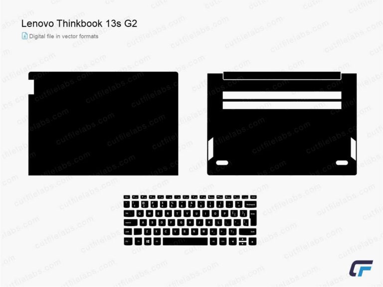 Lenovo ThinkBook 13s G2 (2019) Cut File Template
