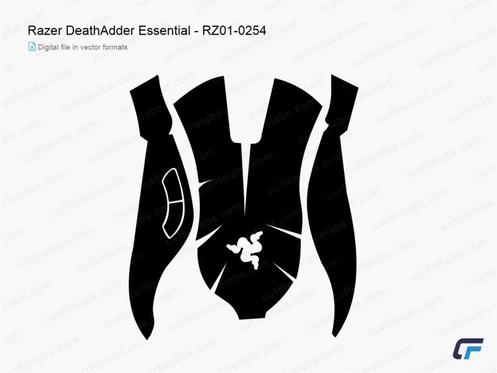 Razer DeathAdder Essential RZ01-0254 Cut File Template