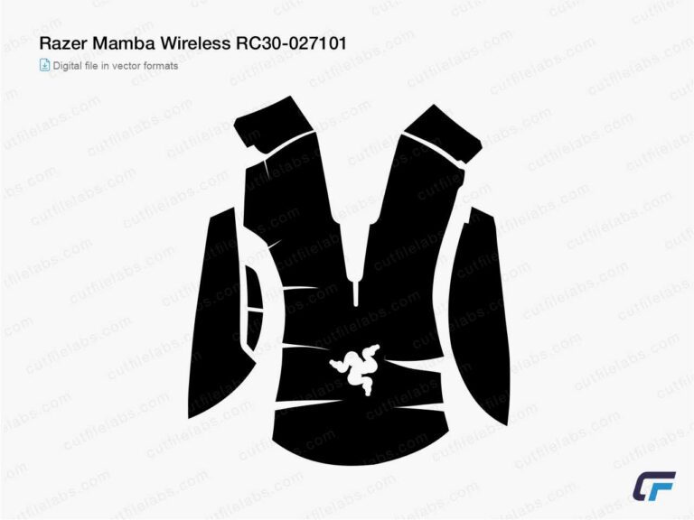 Razer Mamba Wireless RC30-027101 (2018) Cut File Template