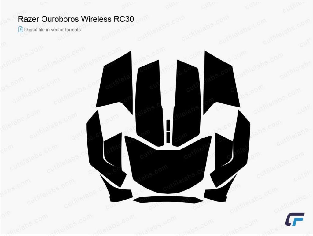 Razer Ouroboros Wireless RC30 Cut File Template