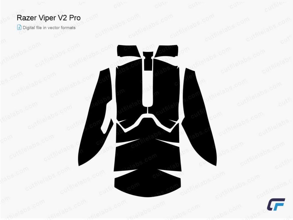 Razer Viper V2 Pro (2022) Cut File Template