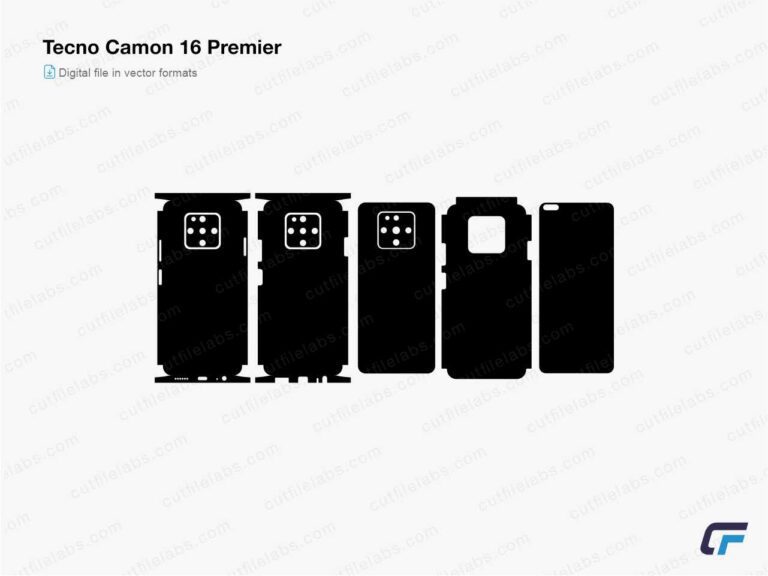 Tecno Camon 16 Premier (2020) Cut File Template