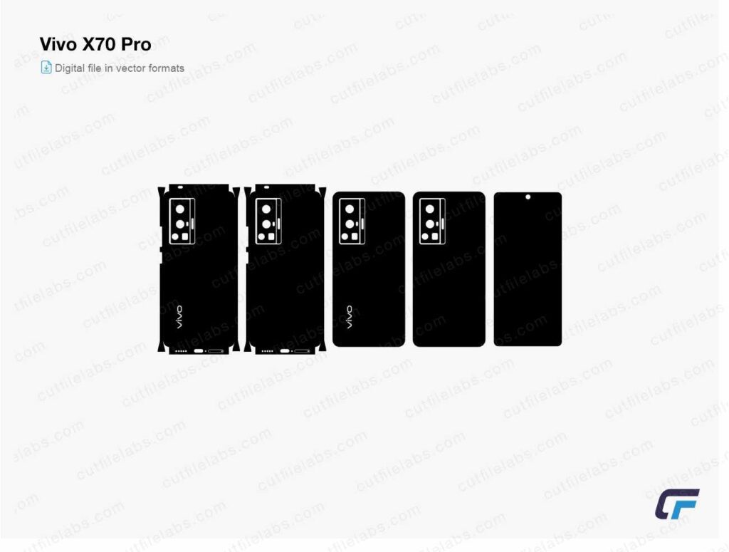 Vivo X70 Pro Cut File Template
