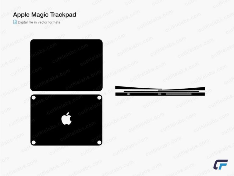 Apple Magic Trackpad (2010) Cut File Template