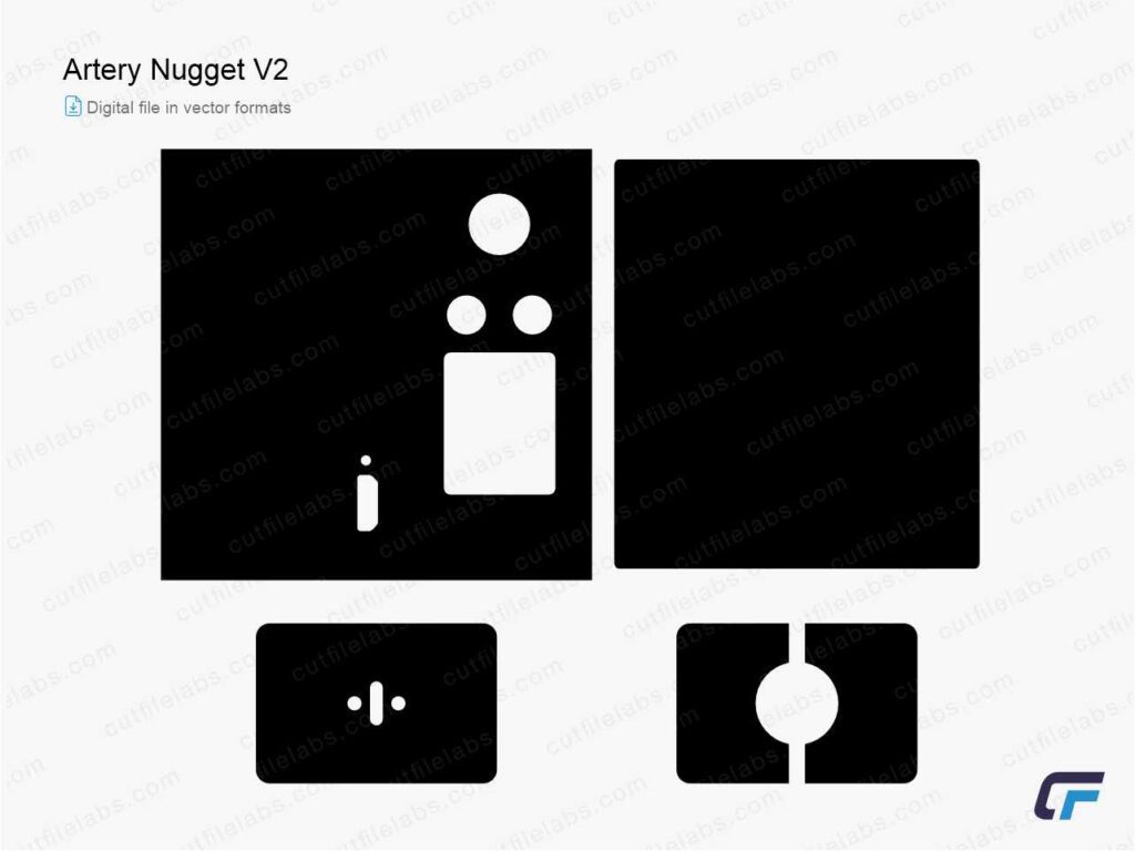 Artery Nugget V2 (2016) Cut File Template