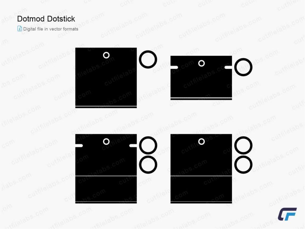 DotMod DotStick (2020) Cut File Template