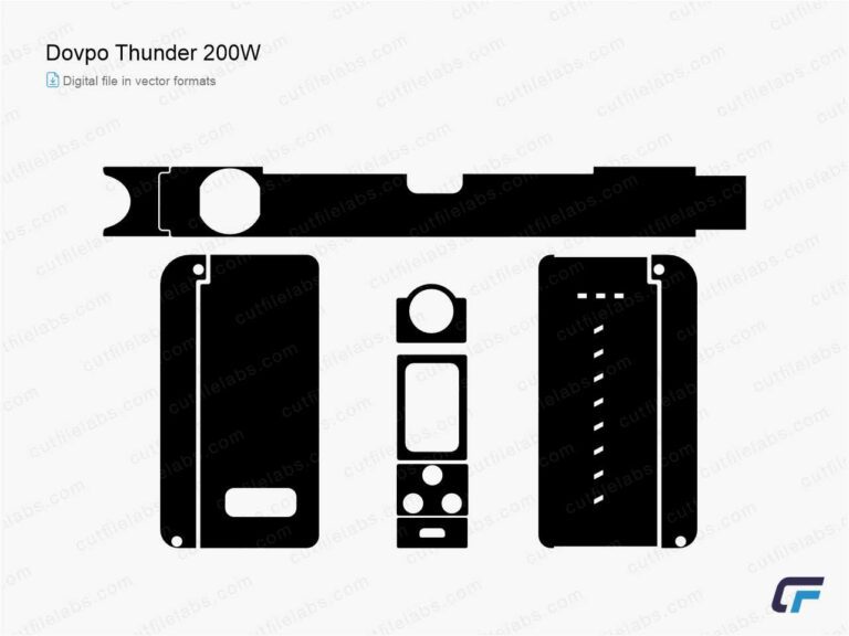 Dovpo Thunder 200W (2018) Cut File Template