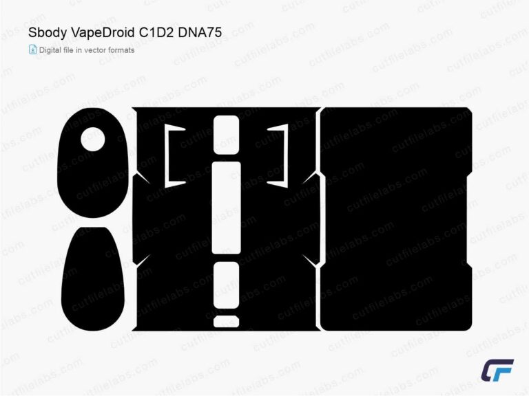 Sbody VapeDroid C1D2 DNA75 Cut File Template