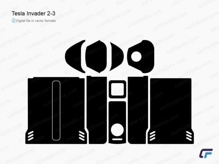 Tesla Invader 2-3 (2017) Cut File Template