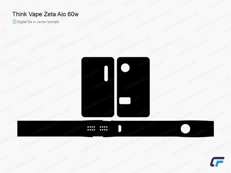 Think Vape Zeta Aio 60w (2019) Cut File Template