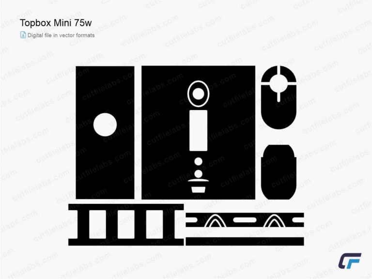 Topbox Mini 75w (2016) Cut File Template