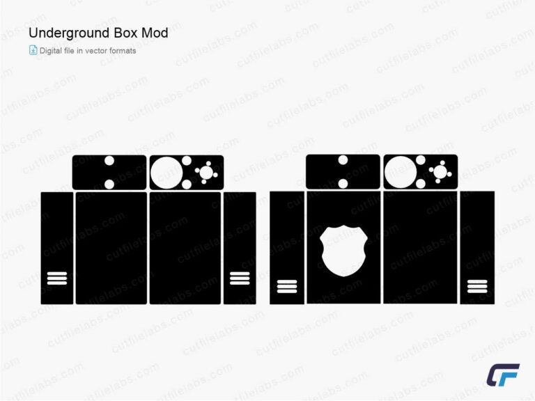 Underground Box Mod Cut File Template