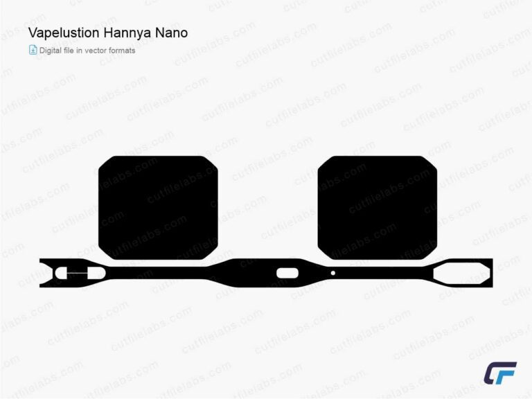 Vapelustion Hannya Nano Cut File Template