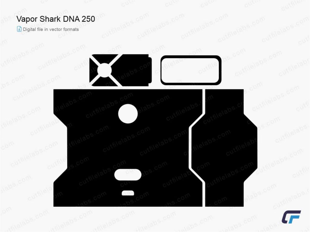 Vapor Shark DNA 250 Cut File Template