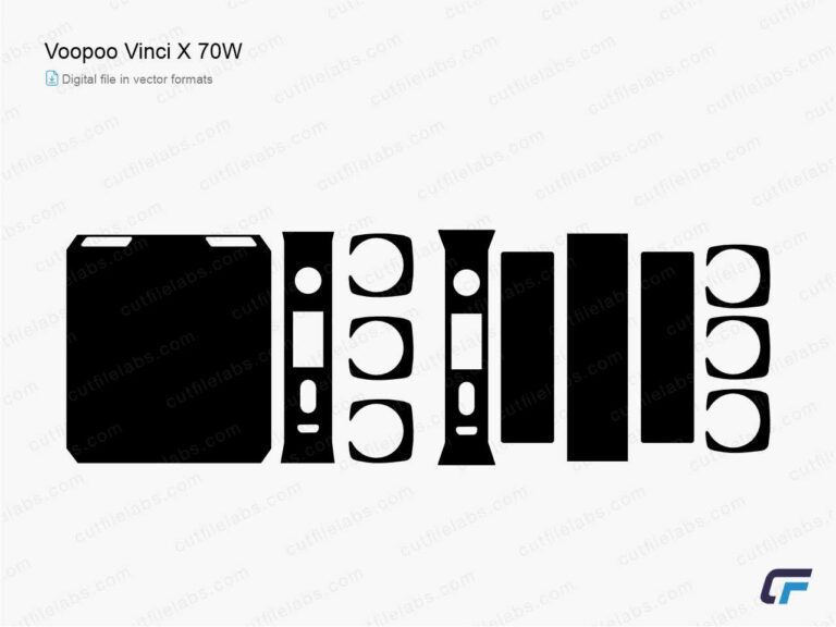 Voopoo Vinci X 70W Cut File Template