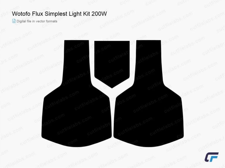 Wotofo Flux Simplest Light Kit 200W (2018) Cut File Template