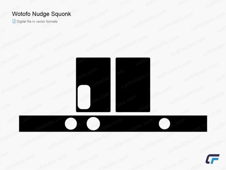 Wotofo Nudge Squonk (2017) Cut File Template