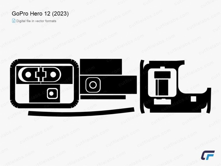 GoPro Hero 12 (2023) Cut File Template