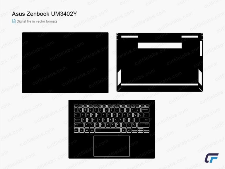 Asus ZenBook UM3402Y (2022) Cut File Template