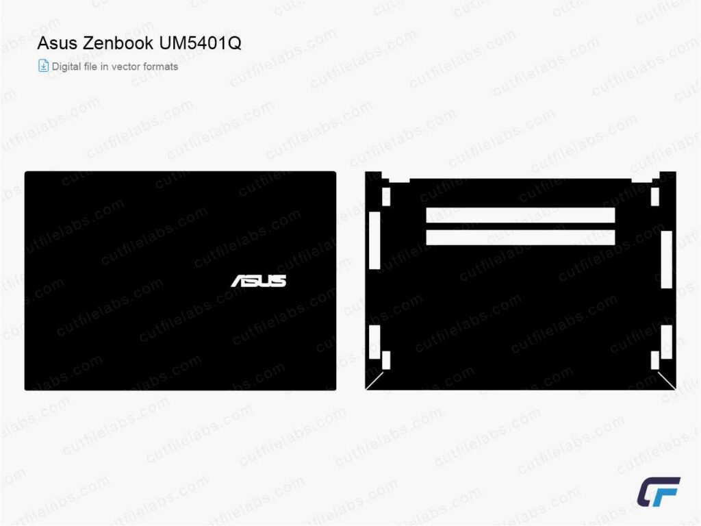 Asus ZenBook UM5401Q (2022) Cut File Template