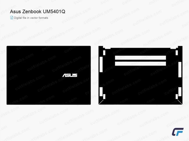 Asus ZenBook UM5401Q (2022) Cut File Template