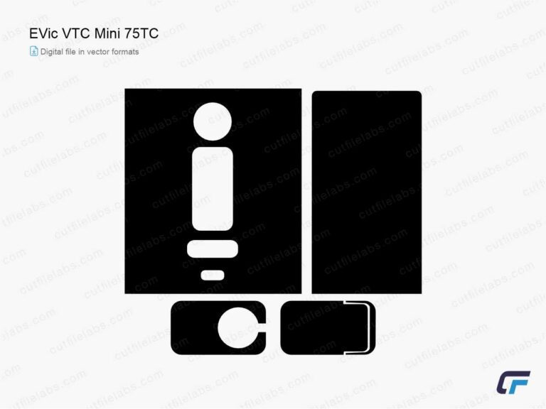 EVic VTC Mini 75TC Cut File Template