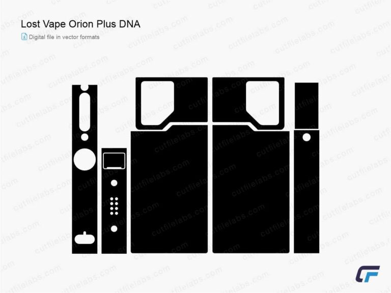 Lost Vape Orion Plus DNA Cut File Template