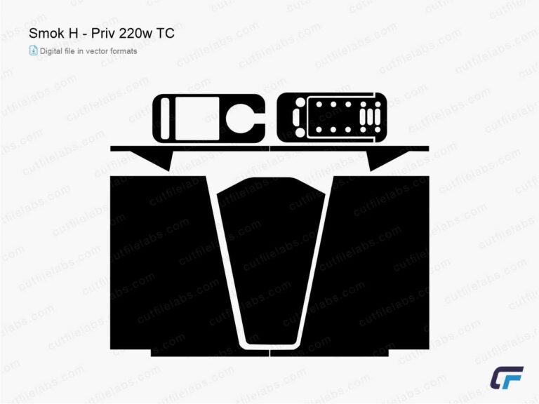 Smok H - Priv 220w TC Cut File Template
