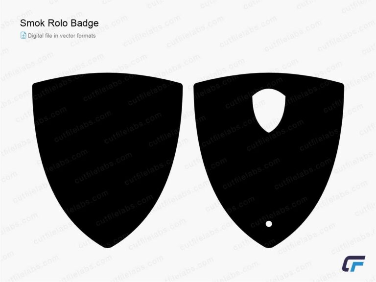 Smok Rolo Badge Cut File Template