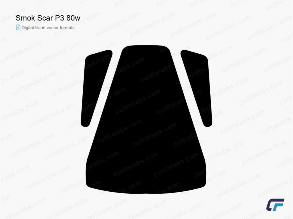 Smok Scar P3 80w Cut File Template