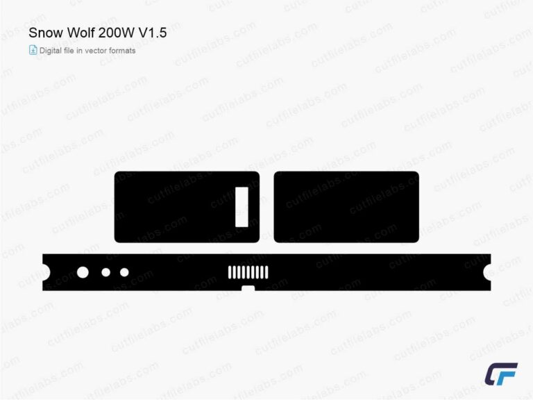 Snow Wolf 200W V1.5 Cut File Template