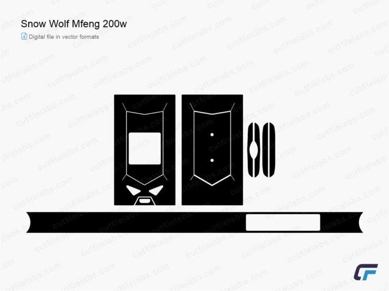 Snow Wolf Mfeng 200w Cut File Template