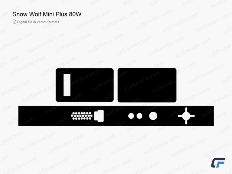 Snow Wolf Mini Plus 80W Cut File Template