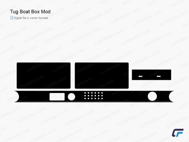 Tug Boat Box Mod Cut File Template