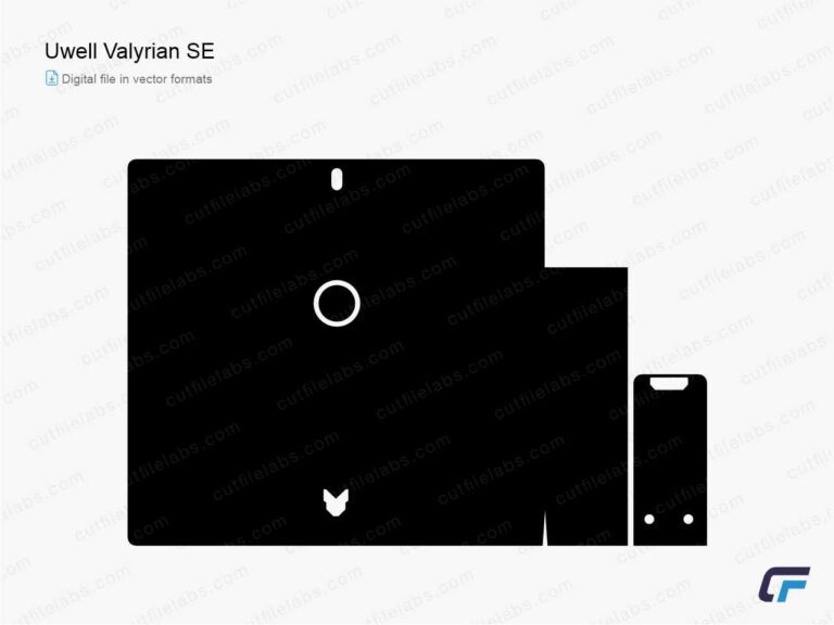 Uwell Valyrian SE Cut File Template