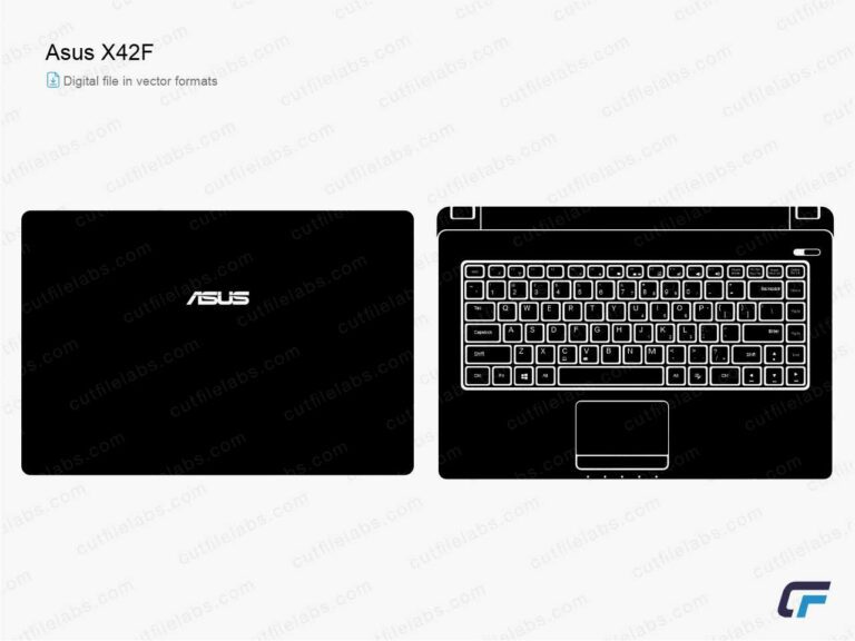Asus X42F (2011) Cut File Template