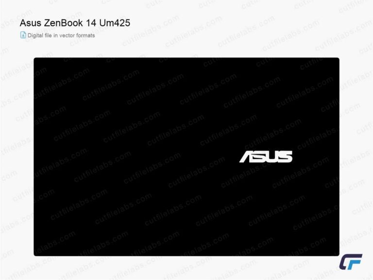 Asus ZenBook 14 UM425 (2020) Cut File Template
