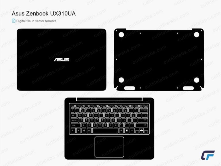 Asus ZenBook UX310UA (2016) Cut File Template