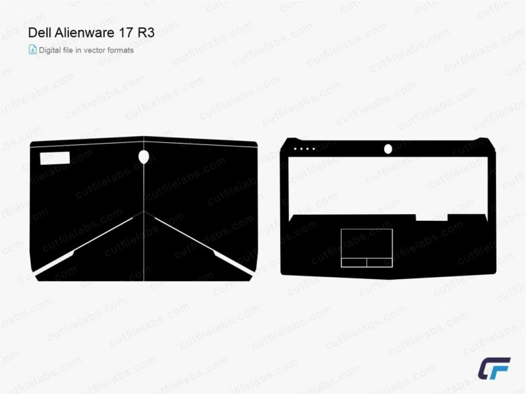Dell Alienware 17 R3 (2016) Cut File Template