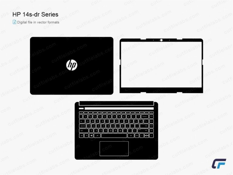 HP 14s-dr Series Cut File Template