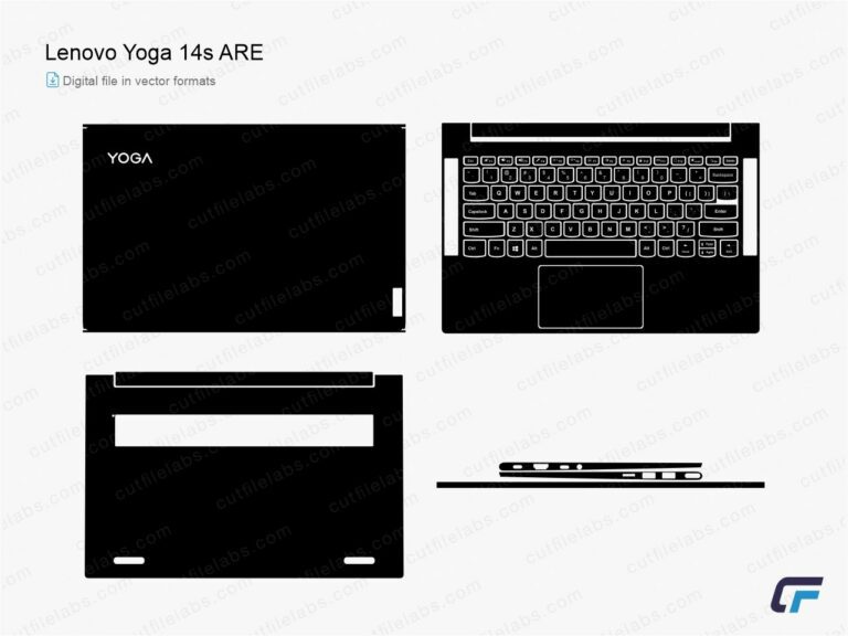 Lenovo Yoga 14s ARE (2020) Cut File Template