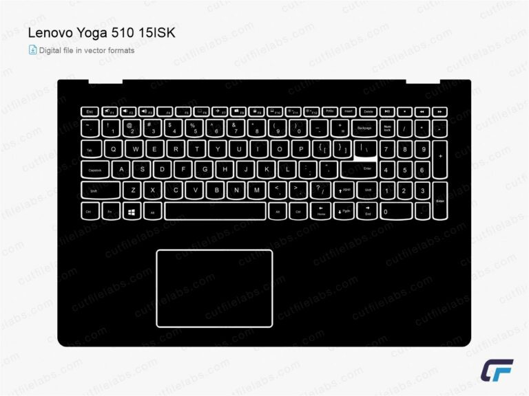 Lenovo Yoga 510-15ISK (2015) Cut File Template
